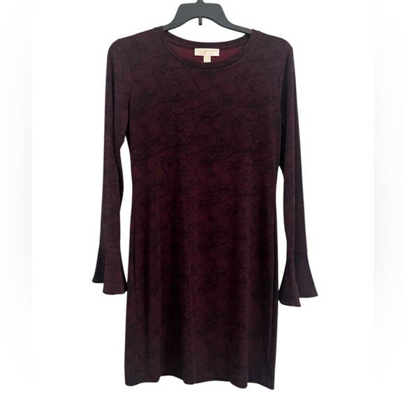 Michael Kors Shift Dress With Bell Cuffs Size Large - Picture 4 of 9